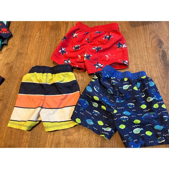 Boys Swim Trunks Rash Guard Lot 18M, 18-24M, Swiggles, Old Navy, Cat & Jack - Picture 5 of 12